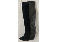 isabel marant denzy embroidered suede knee boots